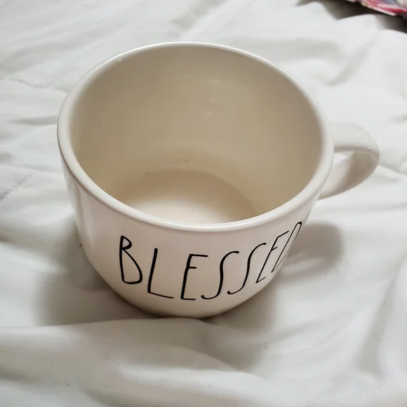 Rae Dunn "BLESSED" Soup Mug NWT - Picture 2 of 6